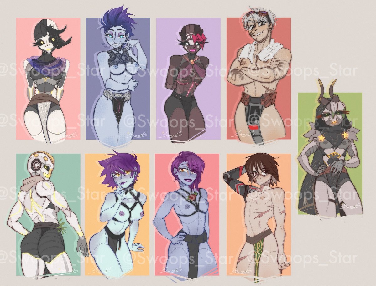 Swoops_Star's tweet photo. NEW CLAN PICTURE OF LAST AT DAWN ORDER!✨

Whew took me  a lot of time! Be careful there's boobies!
#Destiny2Art https://t.co/md4k6f0X61