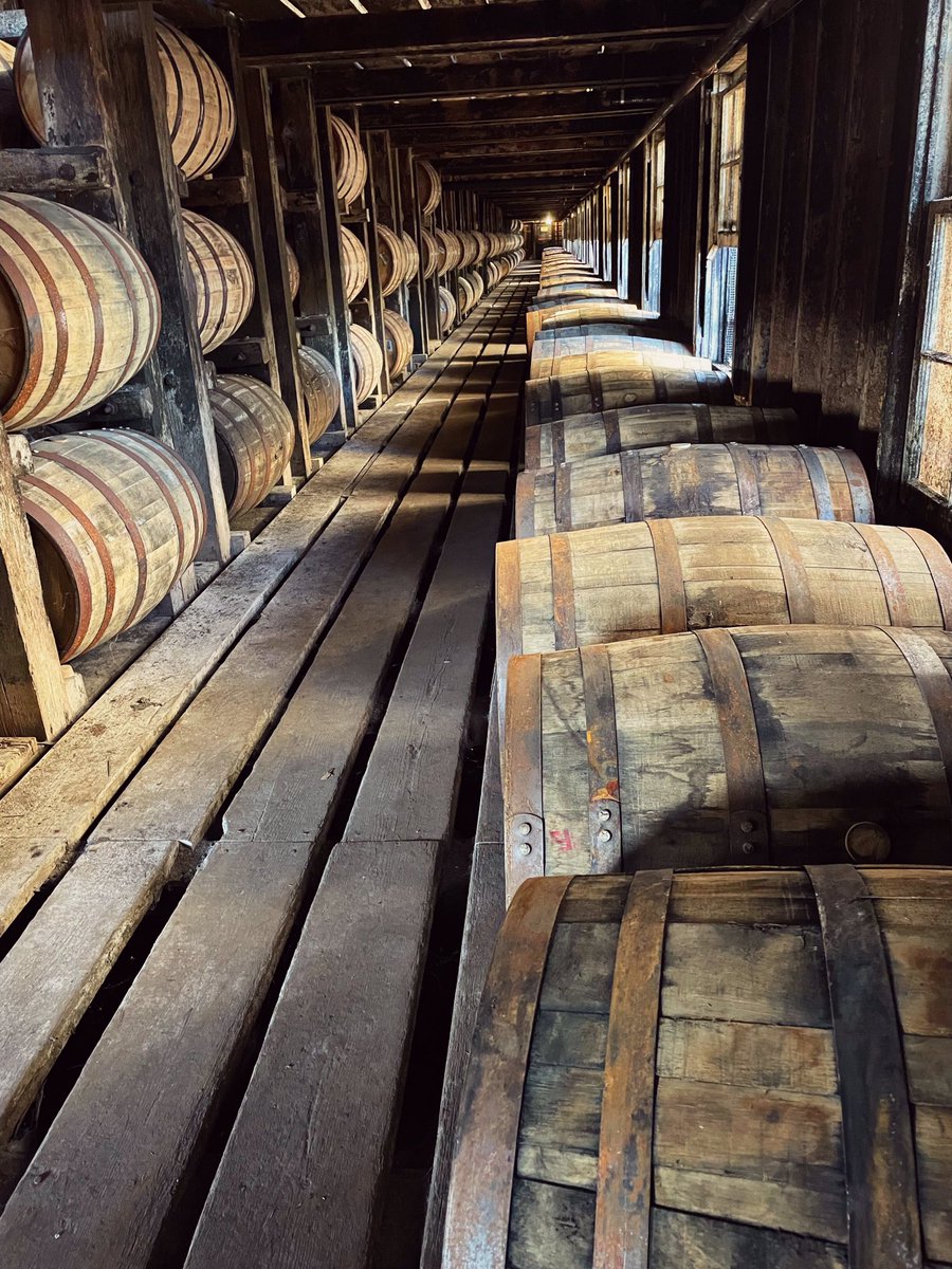 Can you smell this photo? Trust me.. It was special! Warehouse A at @WildTurkey #Distillery. #WildTurkeyBourbon #KentuckyBourbon #BourbonWhiskey #Bourbon #BourbonBarrel #Kentucky #BourbonTrail