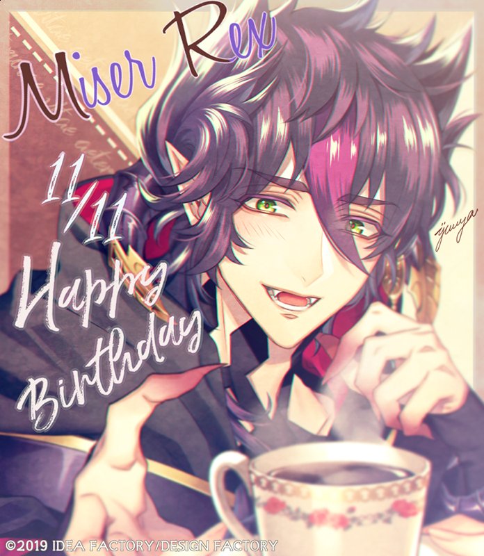 kotone_awaki's tweet photo. Day 310
Nope...💜
Today is Misyr day!!! Happy birthday to Misyr Rex, Enchante's coffee addict and Demon King!!! 🥳🎉🎊 https://t.co/TkDnoQ6SgG