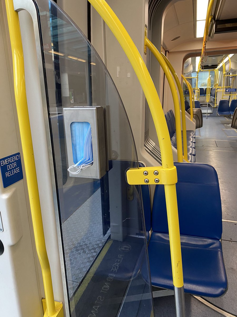 Portland #transit #max complimentary masks!!