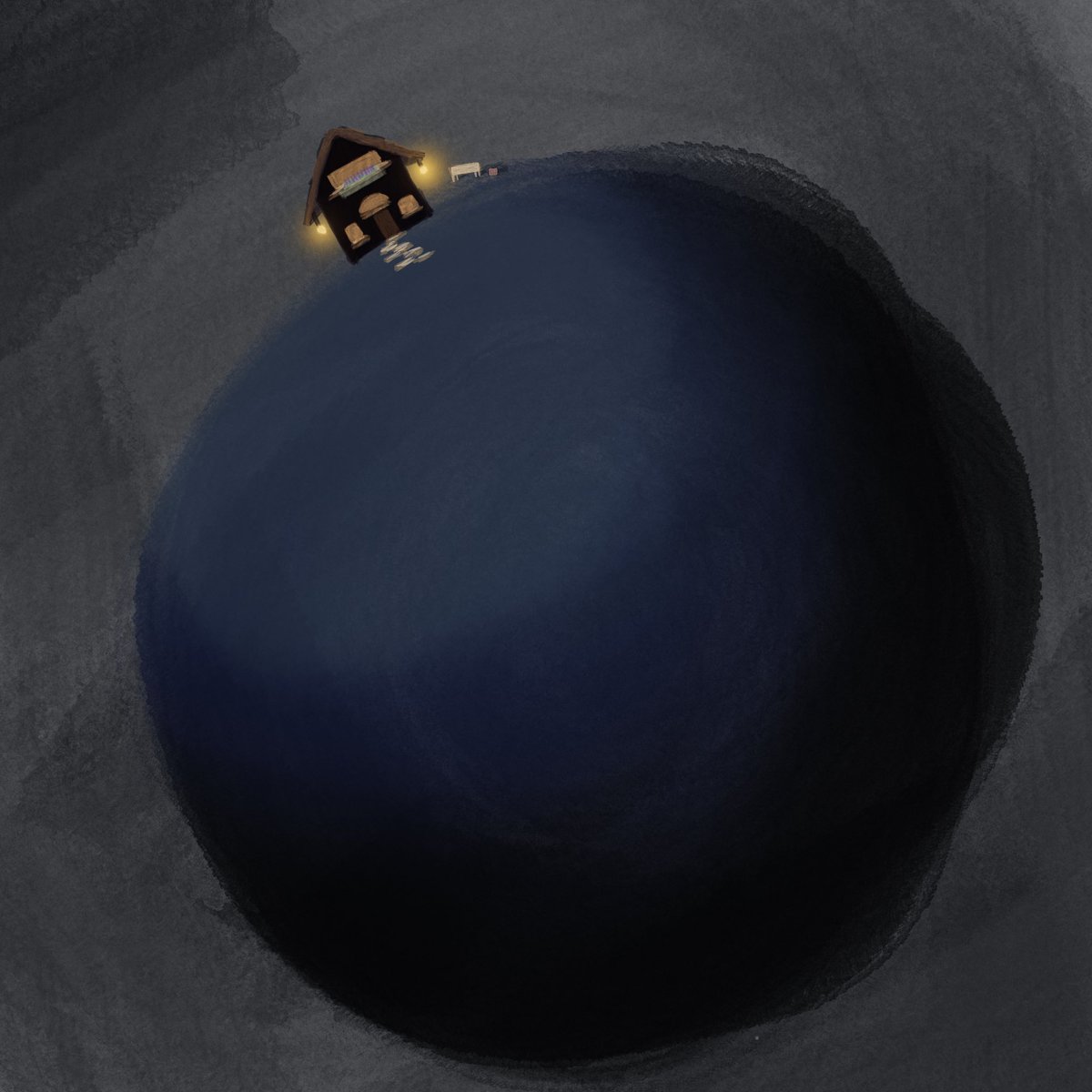 Somewhere on the moon is a little cabin #tommyinnitfanart #tubbofanart #dsmpfanart