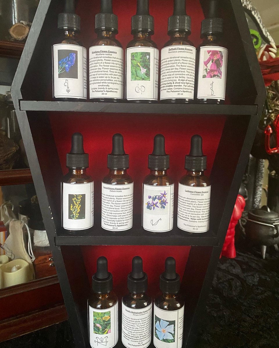 Poisonpath's tweet photo. New Labels for Flower essences with plant photos, glyphs and more information 😊
-
-
#poisonersapothecary #floweressences #thepoisonpath https://t.co/uwgjwooob2