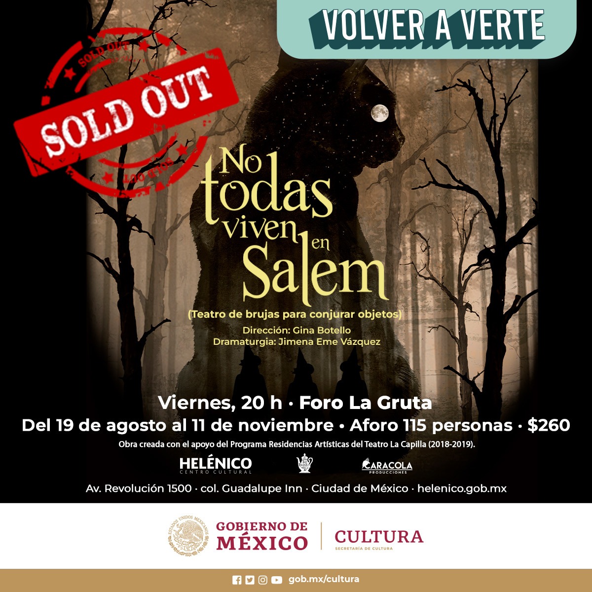 Tenemos lleno total para la última función. 

Gracias <a href="/CaracolaPro/">CaracolaProducciones</a> por esta gran temprada.