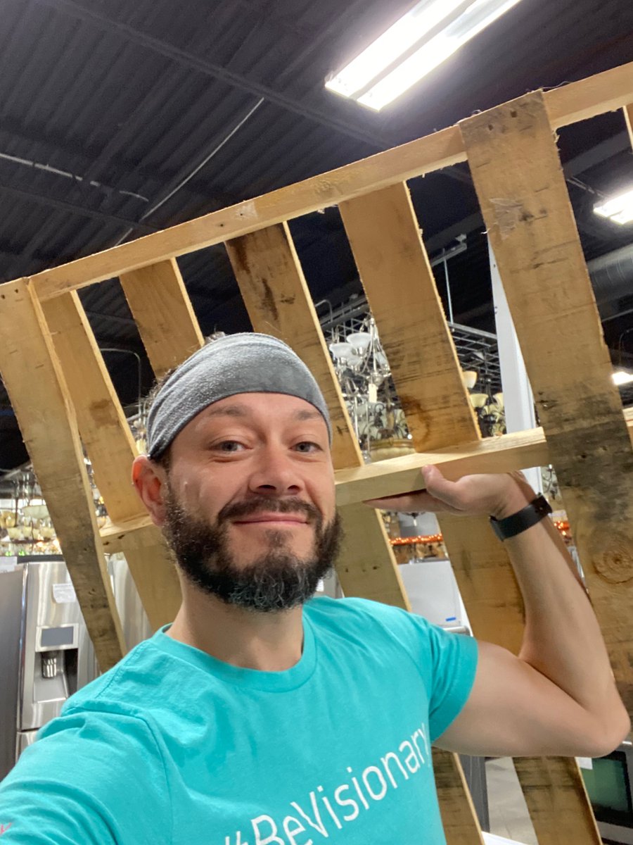 Lending a helping hand. Data Analyst Nick Murphy took advantage of Visionary's Volunteer Time Off program to help out at the <a href="/GDM_Habitat/">GDM Habitat</a> ReStore in Urbandale. Nick was able to restock shelves and move décor to get ready for the holiday season.

#bevisionary #volunteering