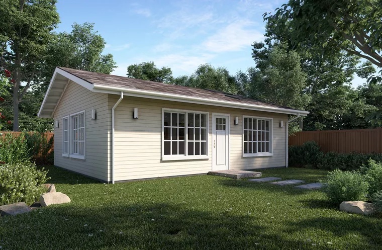 CottageADUs's tweet photo. Cottage designed this flexible and smart floor plan to fit within the new California ADU exemption that drastically reduces the hurdles and fees homeowners need to manage to permit and build their ADU 🏡 https://t.co/z7o8hygk8l