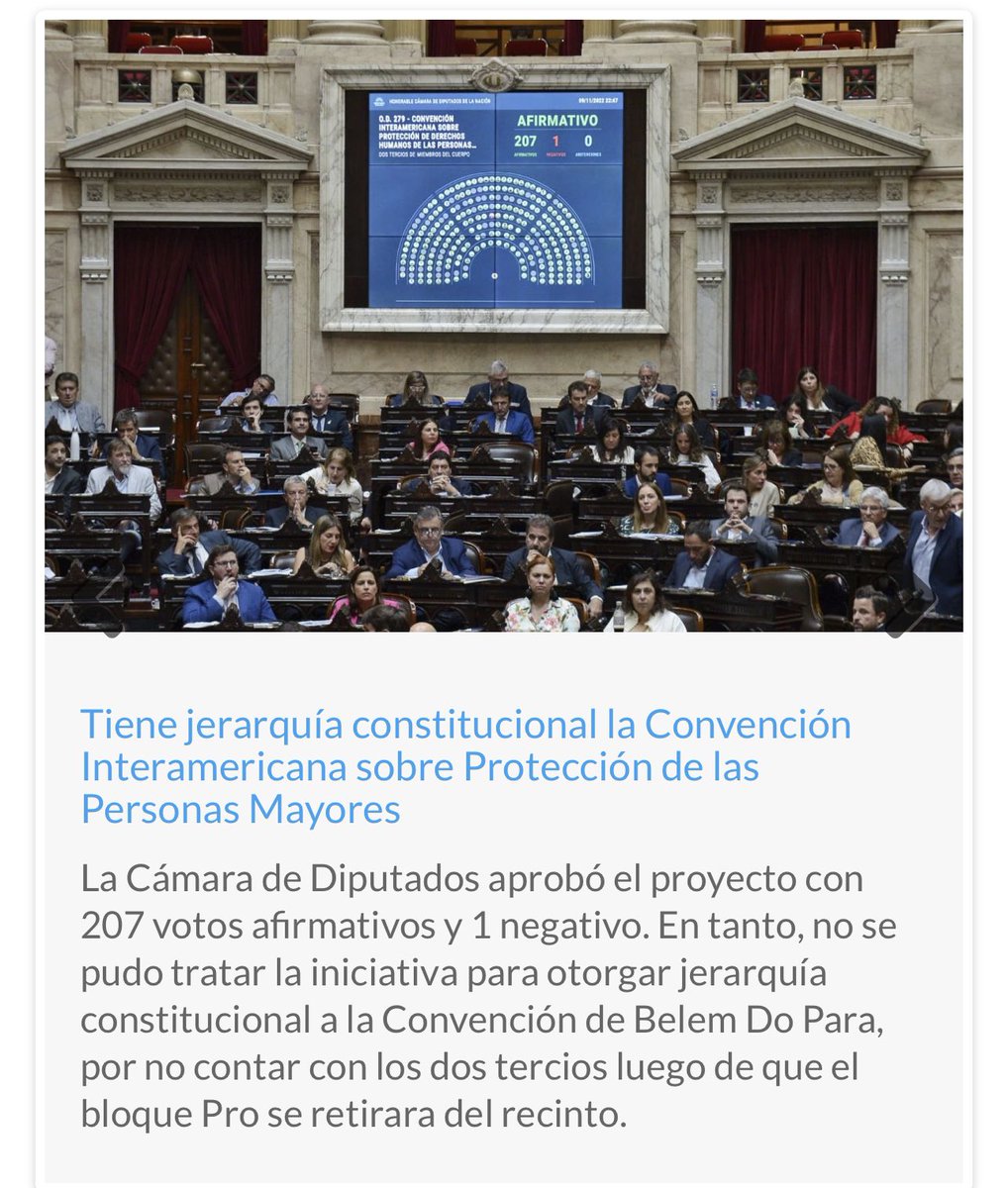 menecadjedjeian's tweet photo. Celebramos el otorgamiento de jerarquía constitucional a la Convención Interamericana de los derechos de las personas adultos mayores. Los adultos mayores deben ser prioridad, garanticemos sus derechos ya. https://t.co/AxGIMDCvfi