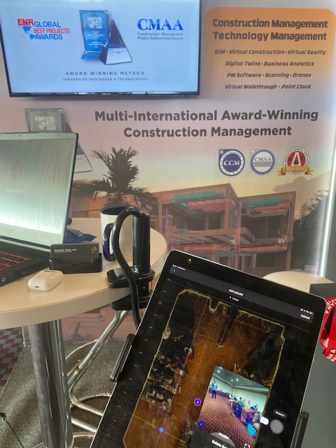 DamianPiza's tweet photo. Fantastic turnout at our booth showcasing technology for construction management, our award winning method #BIM #Virtualconstruction #Scanning banking institutions, investors, developers, thanks to @INMOBILIARE for this magnificent event in #mexicocity @pizainter https://t.co/lFW9HEtoZa