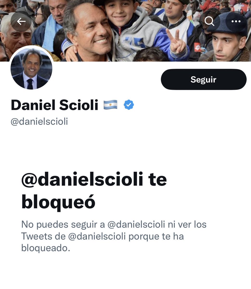 Parece que el amigo Daniel Scioli se sintió tocado 😁