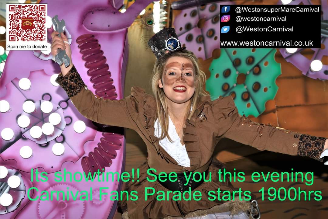 Todays the day! From the team @ Carnival Towers, we wish U all safe passage 2 &amp; from today's event, may your journeys b short &amp; the memories made tonight last 4 ever.To all the clubs &amp; carnivalites it's fantastic to have you all back, Weston has missed you!