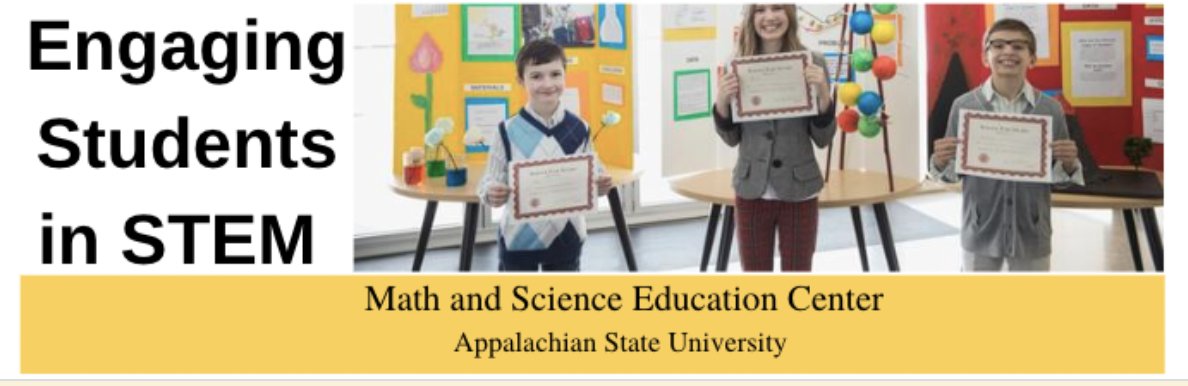 Interested in hosting STEM fairs or contests in your school?  We are hosting an online informational session for teachers on how to engage students in these events.  See this link to register!  Pre-service and in-service educators are welcome to join!  forms.gle/F43BCGhpN2tau3…