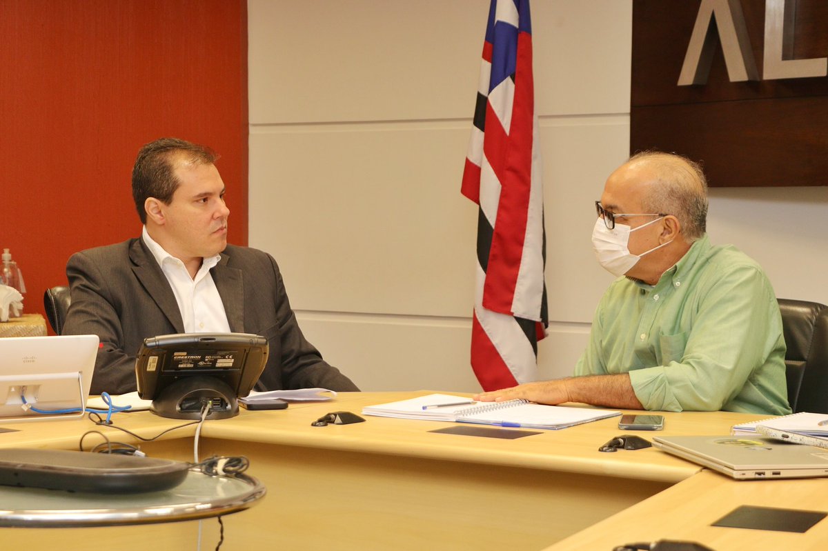 Seincma's tweet photo. A #Seinc reuniu com a diretoria da #Alumar para tratar da ampliação da parceria entre o @GovernoMA e a empresa, no âmbito da capacitação profissional, geração de empregos, atração e desenvolvimento de investimentos e verticalização das cadeias produtivas no Maranhão. https://t.co/6mnND7Bbk8