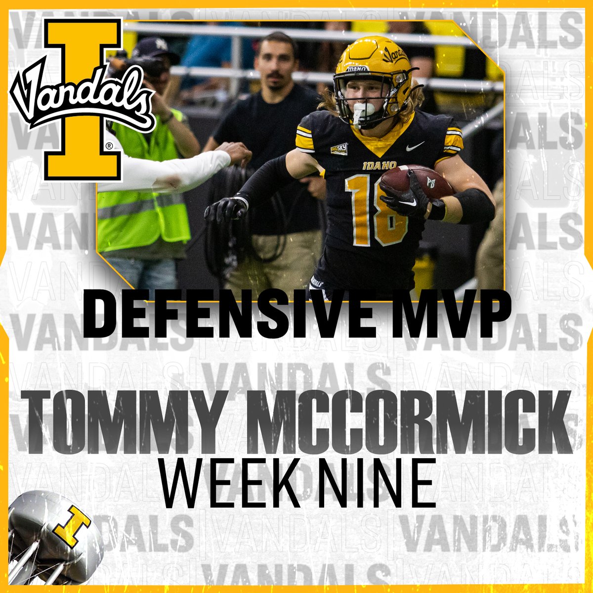 Another solid game for <a href="/tommybmc29/">Tommy McCormick</a> as he earns Defensive MVP honors. 

#GoVandals