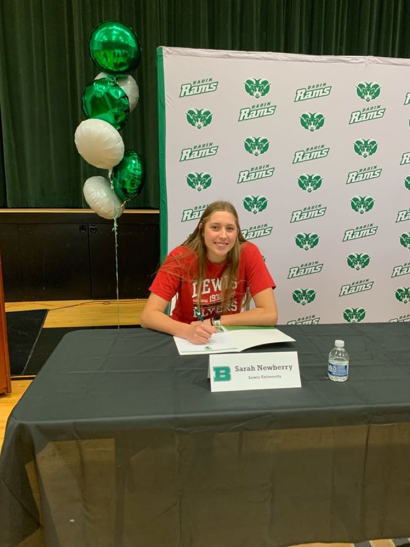 Badin Women’s Volleyball (@badinvolleyball) on Twitter photo super super proud of <a href="/sarahnewberry_/">Sarah Newberry</a> for signing to Lewis University today!! Lewis is getting a great player and teammate super super proud of <a href="/sarahnewberry_/">Sarah Newberry</a> for signing to Lewis University today!! Lewis is getting a great player and teammate