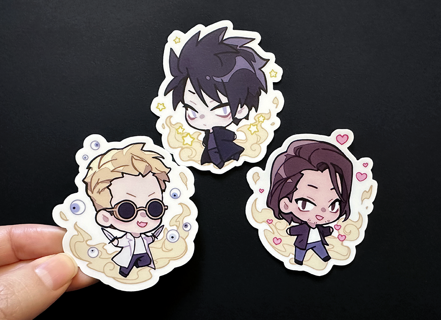 「ugly sobbing as i gently hold them in my」|sin @ sakuracon artist alley 2904のイラスト