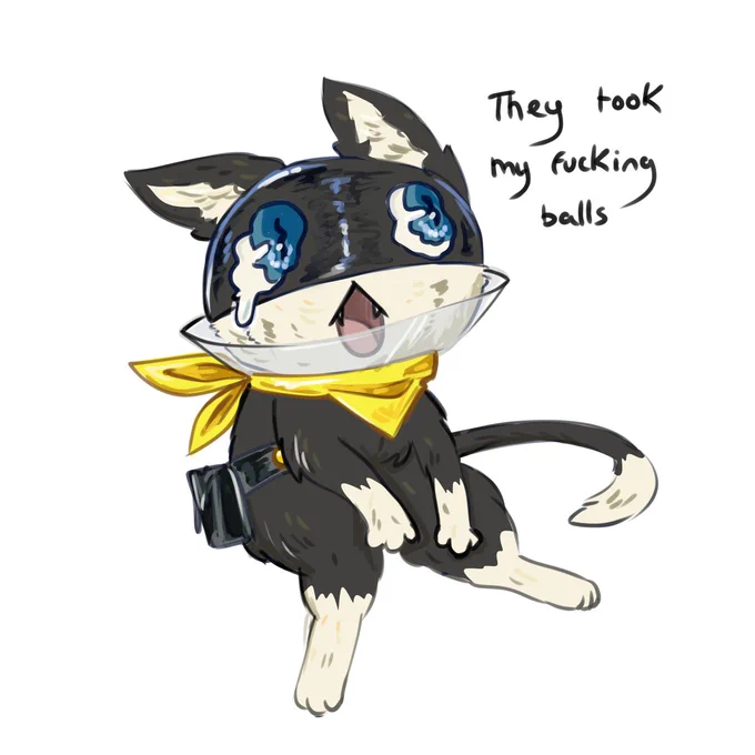 Someone in chat said we should neuter Morgana and this is all I could think about 