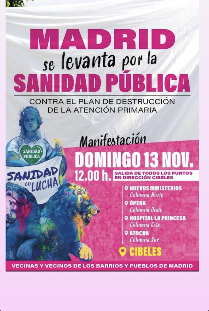 Les aplaudimos todos los días a las 20:00 para darles las gracias por su trabajo, esfuerzo. Y este domingo qué? 
#SanidadPública #sanidadesdetodos #ayusodimision