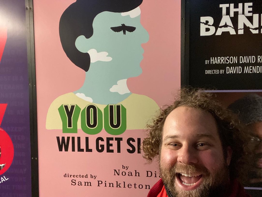 BWayBoundAndrew's tweet photo. We all just need someone to listen, even if it’s a stranger. @roundaboutnyc #stagewhisperpod #offbroadway #youwillgetsick #LindaLavin #fallseason22 https://t.co/zfIXXBC09j