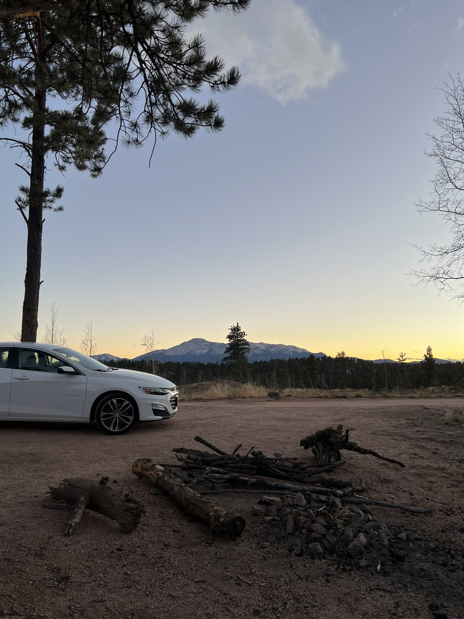 Simply Railway on Twitter "Wild camping in front of Pikes Peak 🏔️