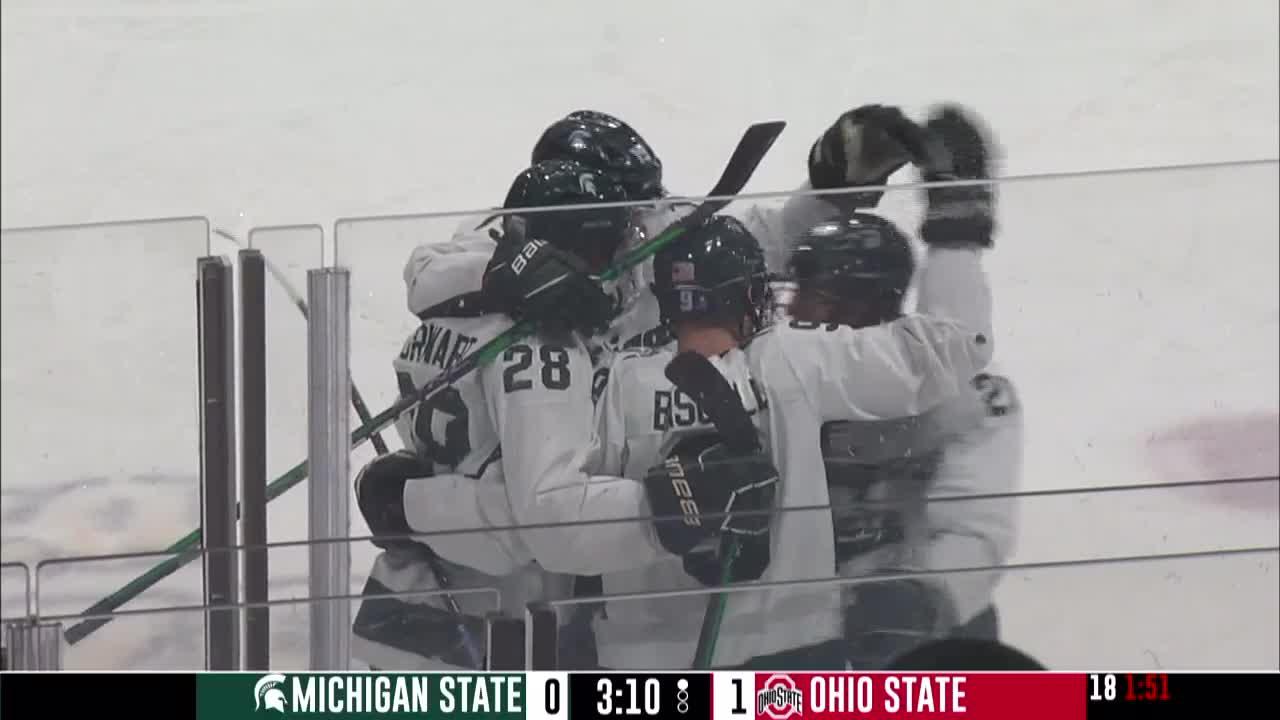 Michigan State Hockey on Twitter "Just like that, we're tied at 11