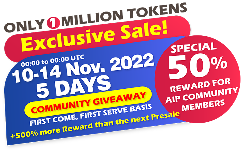aiprotocol_io's tweet photo. 5 DAYS LIMITED EXCLUSIVE OFFER! +500% more Reward than the next Presale! To claim your 50% Bonus Reward, purchase any amount of tokens and receive your 50% Bonus token at https://t.co/Q5TbSeSONS | Connect: https://t.co/FaKEG5AbdH | https://t.co/1odEw0IkMv https://t.co/enVZt33PMy