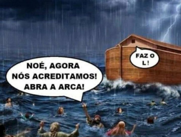 DamaDeFerroTV's tweet photo. Já dizia Noé https://t.co/A62l4OvsWY