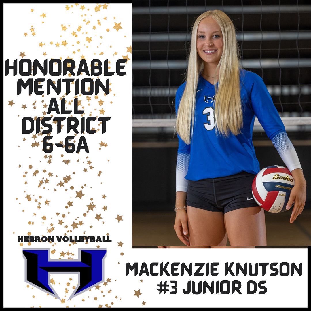 HHSVB's tweet photo. Congratulations to Haley Kerstetter & Mackenzie Knutson on your Honorable Mention All District honors. We are so proud of your hard work this season! #HPND #HHSVB https://t.co/WLrcRF3nBB