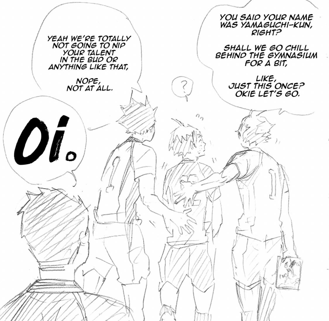 hourly karasuno first years tweet media