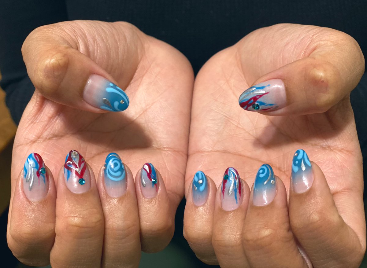 kaeos_theory's tweet photo. Hey Girlie~

Childe nails get!!! https://t.co/VcYOGKzYvc