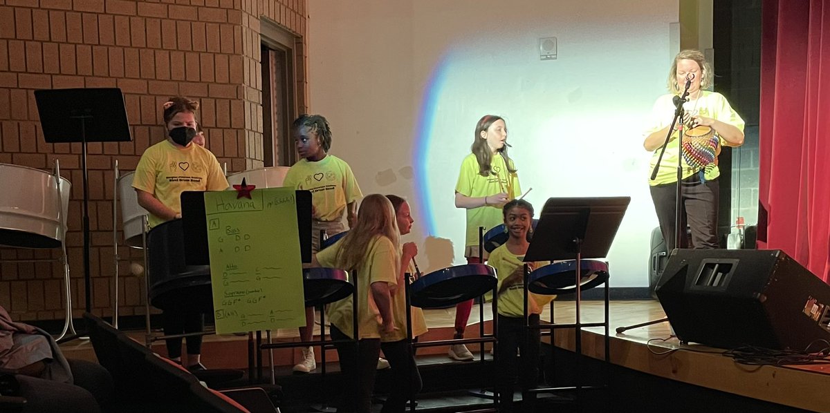 Shout out to all the students and teachers for a wonderful Jackson Cluster Fine Arts night! Nadia had a chance to showcase her skills on the steel pan and the canvas. Special mention to BPA’s very own <a href="/spatzyspatz/">Ashleigh Spatz</a> @Loring_BPAart