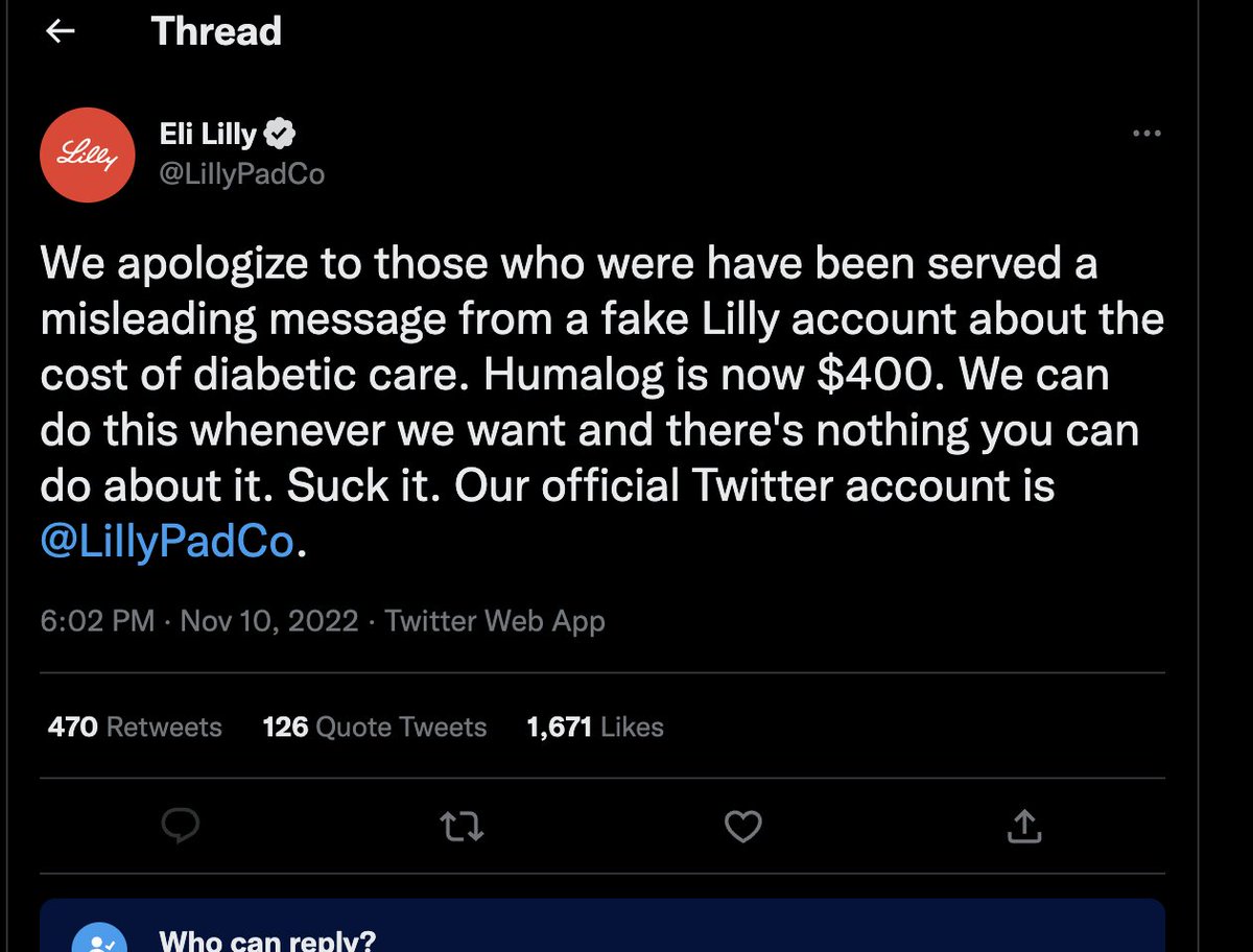 You've now got new fake accounts spoofing the apology of the real account for the behavior of the other fake accounts.