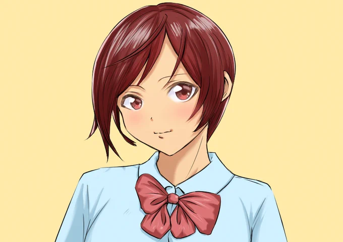昨日上げたイラストに着色してアイコンにしました