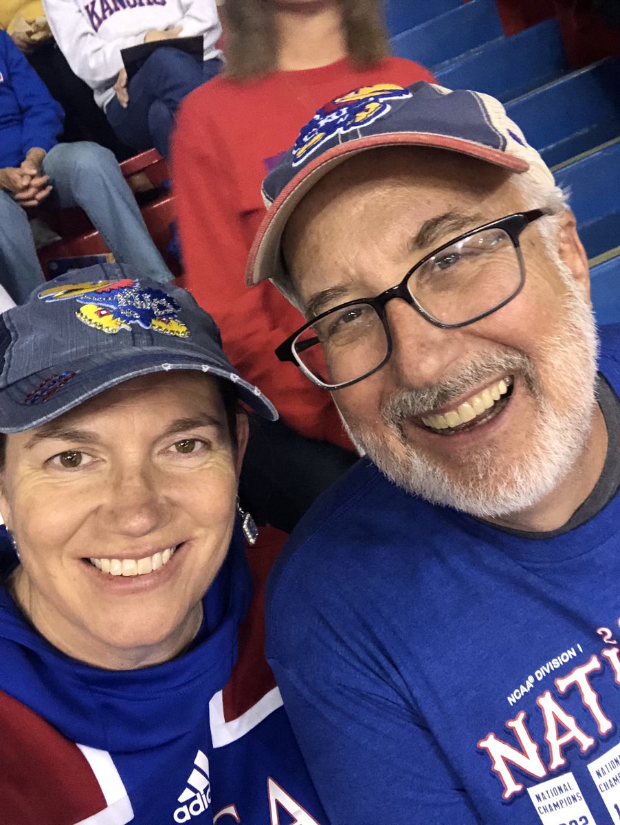 Another awesome night in the Phog ❤️❤️ #kufanpix