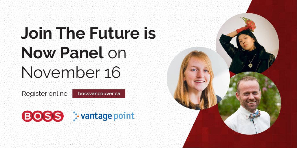 Tune in for a discussion around the future of the #nfp sector in The Future is Now with ED of <a href="/TakeaHikeFdn/">Take a Hike Foundation</a> &amp; Vantage Point's Board Chair Gordon Matchett, Veronika Bylicki (<a href="/veronikabyl/">Veronika Bylicki</a>) of <a href="/cityhivevan/">CityHive</a> &amp; Kimberley Wong (<a href="/KimberleyLW/">𝒌𝒊𝒎𝒃𝒆𝒓𝒍𝒆𝒚 𝒘𝒐𝒏𝒈 | 黄壯慈</a>) of <a href="/huafoundation/">hua foundation</a>:

bit.ly/3fDrETY