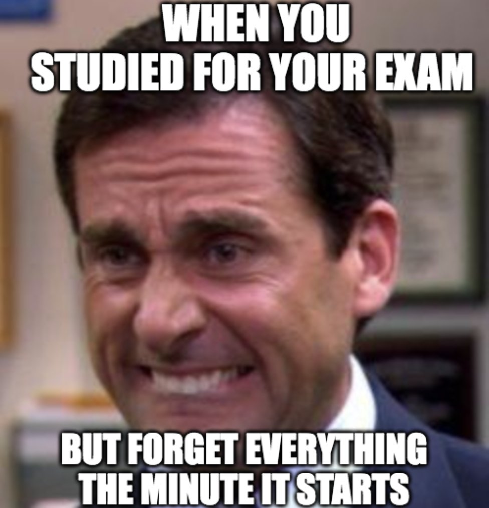 enelso24's tweet photo. The worst feeling! #examsscareme https://t.co/ruBhanHa3e