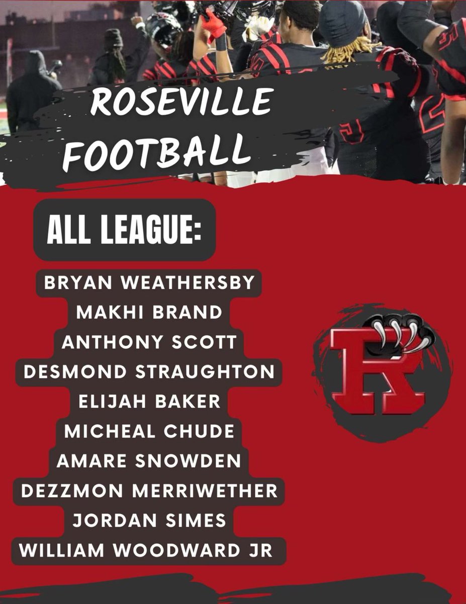 Congratulations to our student - athletes who has earned All League honors. #RFB #UCOC