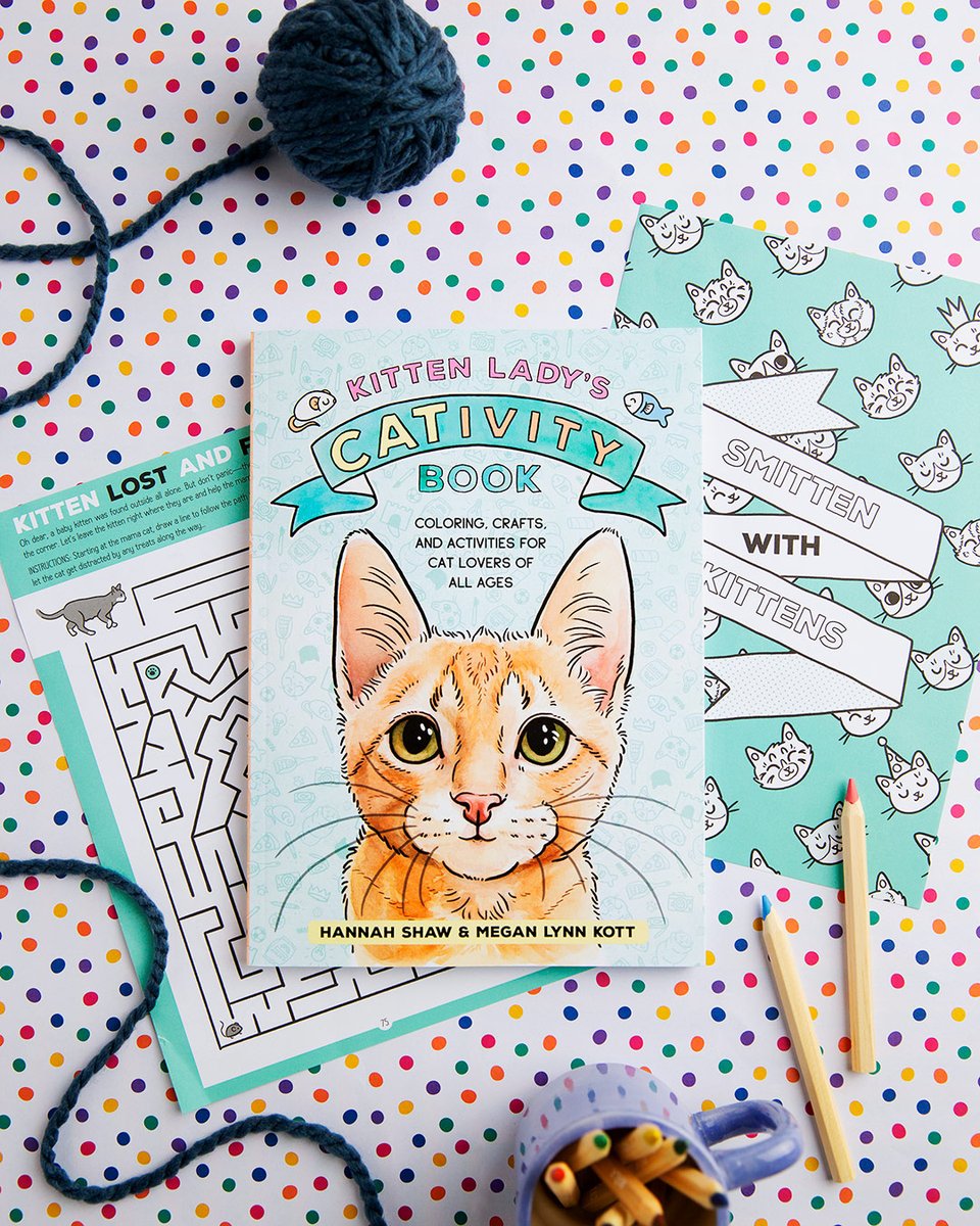 Whether you’re a seasoned cat person, a first-time foster parent or anything in between, #KittenLadysCATivityBook by <a href="/kittenxlady/">Kitten Lady</a> &amp; @MeganKott is a fun-filled keepsake to get to know, understand, and celebrate all the cats in your life. Learn more: fal.cn/3tvqp