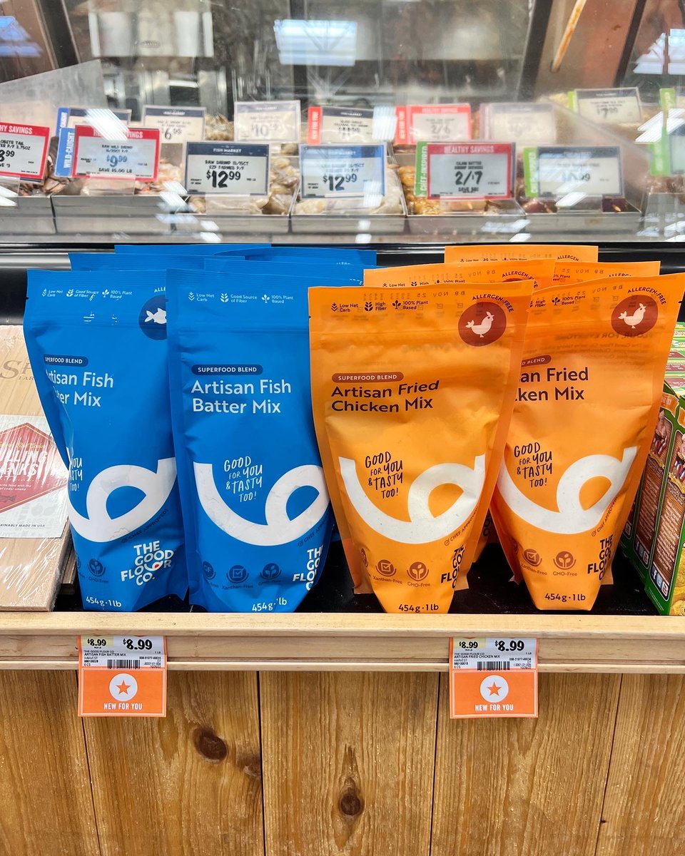 #ad Artisan Fried Chicken Mix from <a href="/goodflourco/">Good Flour Co</a> makes your chicken super crispy &amp; packed with flavor! 😋

This mix, as well as their Artisan Fish Batter Mix, are now on the shelves of <a href="/sproutsfm/">Sprouts</a> in the specialty meat &amp; fish section!

Learn More Here -->> goodflour.co