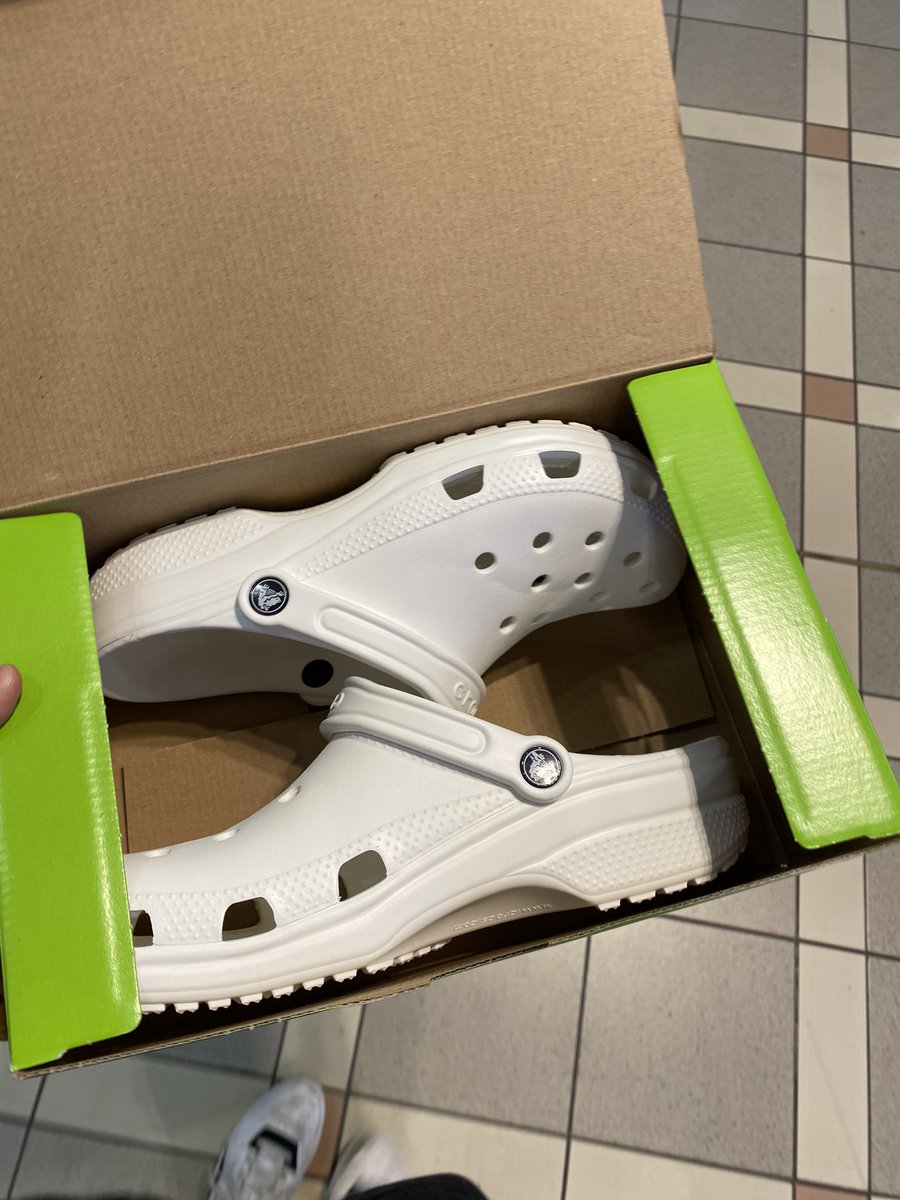 Fine! I did it! I bought crocs!