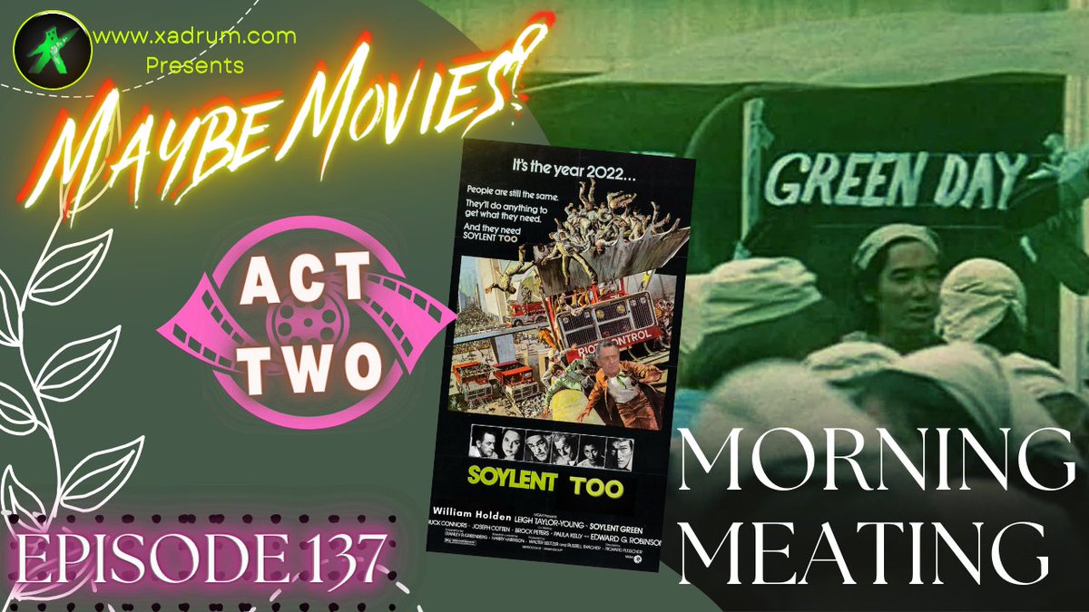 Soylent Too, Act Two. Tasty.

Just like the real thing, but with a dash of Delirium spices.
youtu.be/5QAVaFaI6bY
#JoinUs #soylentgreen #theoreticalmovies #supportsmallchannels #LiShaScribe #moviemashups #HorrorFan