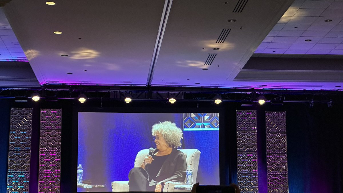 shivi90's tweet photo. “Freedom is a struggle and is protracted.” - Angela Davis #NWSA2022 #killingrage https://t.co/JOdaQSphvr