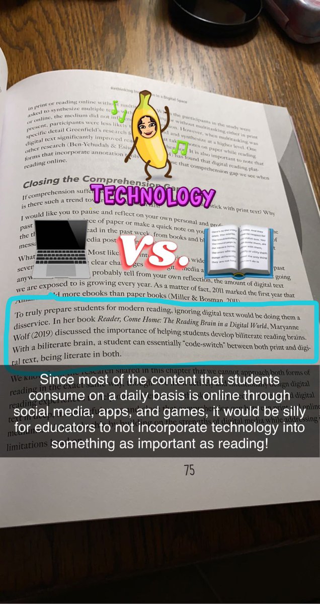 averylrees's tweet image. Think about how the SAT and other standardized tests are going digital and how the jobs students will have in the future will most likely be using digital content! Let’s set our students up for success by providing opportunities! #BookSnaps #TeacherByTrine #PerfectBlendBook