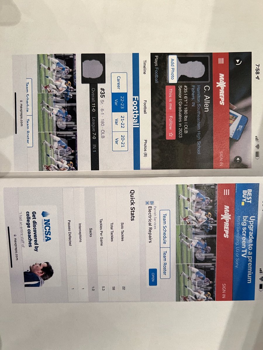 CMAllen317's tweet photo. My stats so far this year. ⁦@Coach_CWright⁩ https://t.co/Zg3uEMoLZh