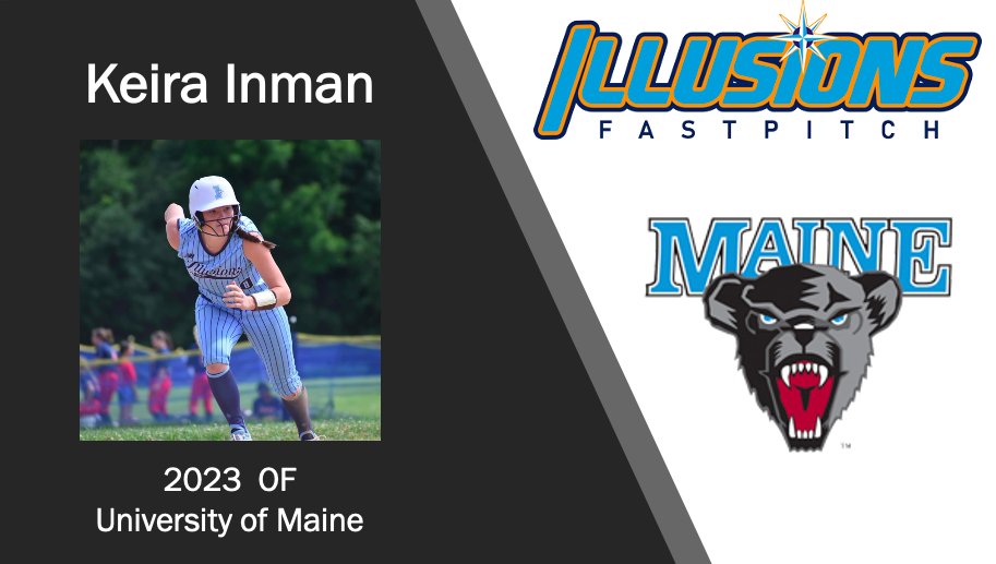 It’s National Signing Day! A big day for Illusions Premier 18U’s @keira_inman, who has committed to @Maine_Softball🥎 Congratulations Keira (Keke)! We are extremely proud of you! #Committed