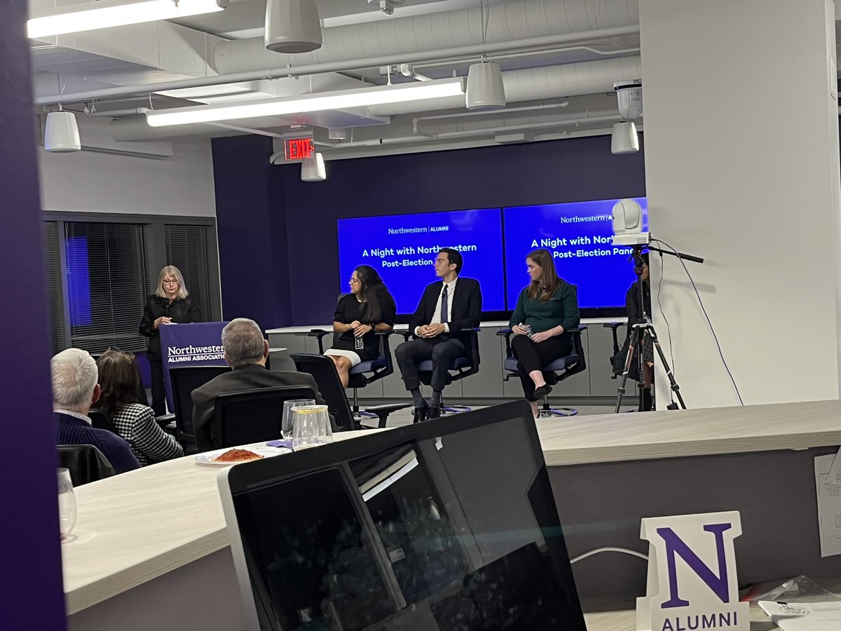 SVPCompliance's tweet image. Post-Election panel with political correspondents from WaPo, WSJ, Politico &amp;amp; Chicago Sun-Times @MedillSchool @medillonthehill @NUAlumni