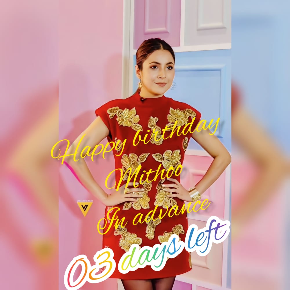 shamsh072's tweet photo. happy birthday in advance #mithoo may your special day be showered with graces and great love to last you a lifetime. even if i will not be there, i hope you'll have fun
🎂🎁🎂🎁🎂🎁🎂🎁🎂🎁🎂🎁🎂
@Hadd_hh_yr
#03_Days_left
#HBDMITHOO https://t.co/PPQGHllDeF