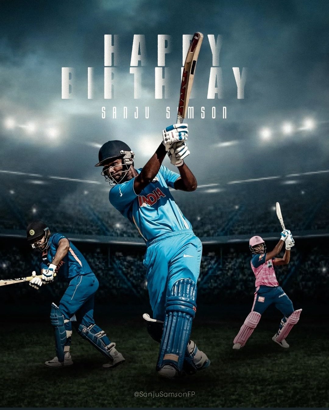 Happy birthday Sanju Samson!   