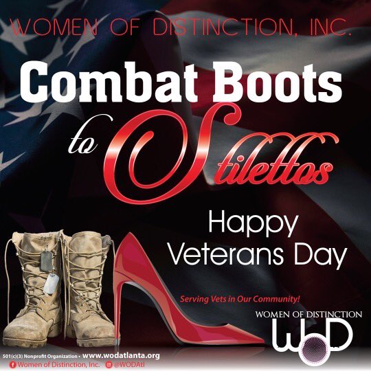 fredastukes's tweet photo. @WODATL #WOD salutes all Veterans! 11.11.2022: HAPPY VETERANS Day!🇺🇸 
It's our honor to support women veterans by supporting them with our program “Combat Boots to Stilettos!” https://t.co/WjX76obBcn