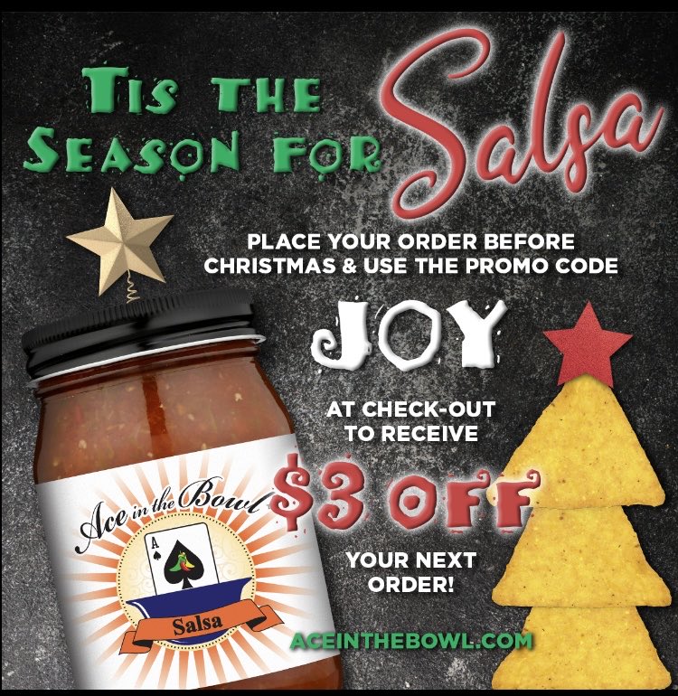 ace_bowl's tweet photo. The time has arrived!!
Spice up the Season with SALSA!! #ummgood #buylocal #mioproud https://t.co/TCRN7hHqCA