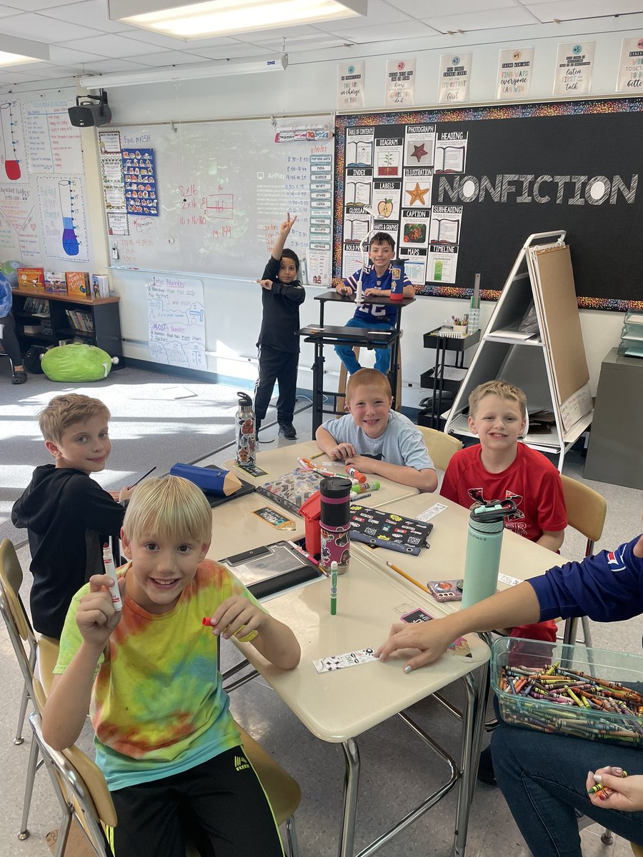 MissLandSH's tweet photo. What better way to kick off the long weekend than spending time with @Kawpow93’s class! We had a blast working on our kindness bookmarks! 💙💛 https://t.co/vaE0RcsP7Z