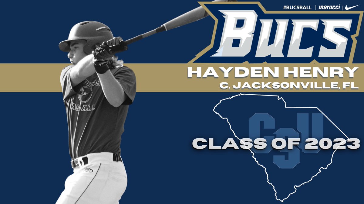 RustyHenry12's tweet photo. Today @HaydenRHenry officially joins the BUCS family! @CSUBucsBaseball

Thank you to my Coaches at Daytona State,my family and friends, and all my previous coaches. @CoachMac_23 @CoachTwohig @CoachKs2 @Joshmerrigan

#BUCSbound #ComeToCharleston https://t.co/CLvNXibEi0